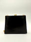 *SOLD* Salvatore Ferragamo Black Leather Evening Bag w/ Gold Chain