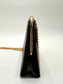 *SOLD* Salvatore Ferragamo Black Leather Evening Bag w/ Gold Chain