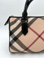 *SOLD* Burberry Super Nova Check Boston Bag