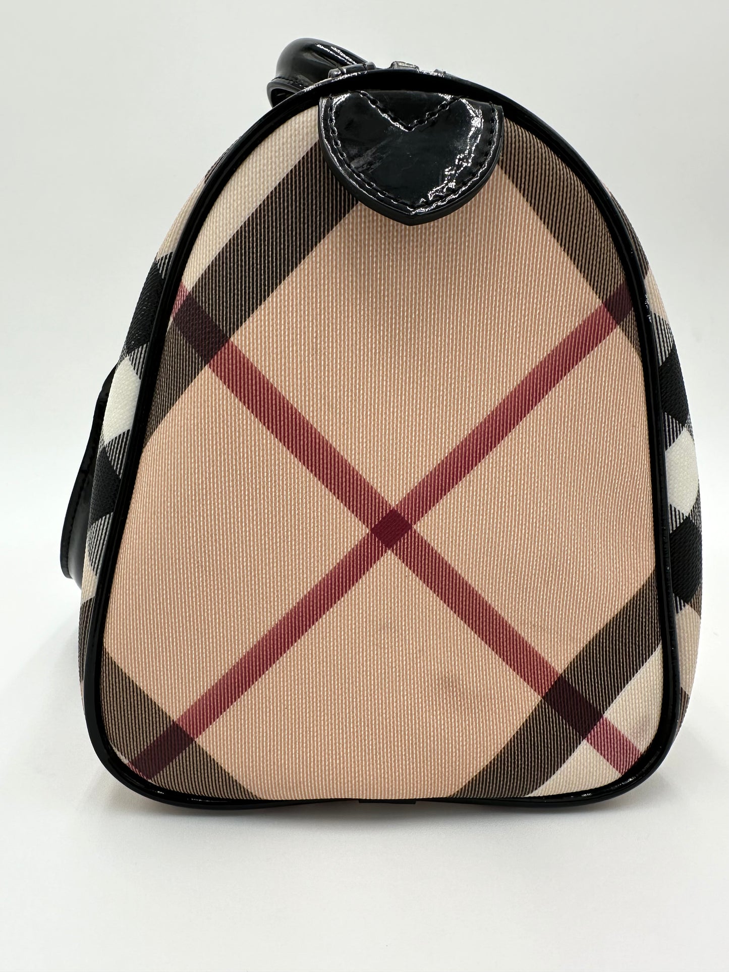 *SOLD* Burberry Super Nova Check Boston Bag