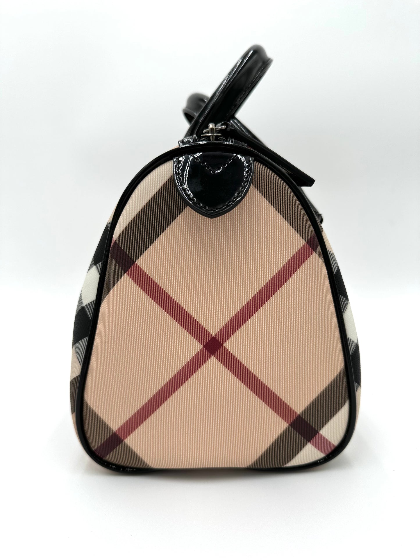 *SOLD* Burberry Super Nova Check Boston Bag