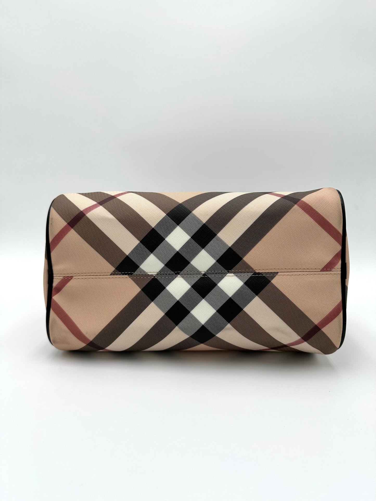 *SOLD* Burberry Super Nova Check Boston Bag