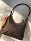 *SOLD* Gucci GG Brown Monogram Nylon Shoulder Bag