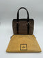 *SOLD* Fendi Zucchino Brown Canvas Tote Handbag