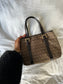 *SOLD* Fendi Zucchino Brown Canvas Tote Handbag