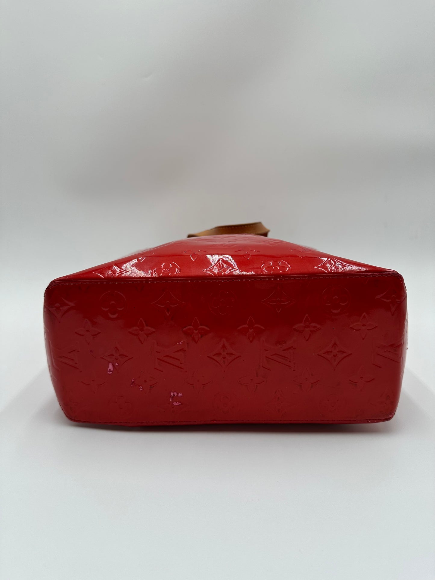 *SOLD* Louis Vuitton Rouge Vernis Lead MM Vertical Tote