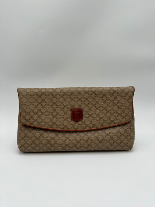 Authentic Vintage Celine Macadam Triomphe Clutch