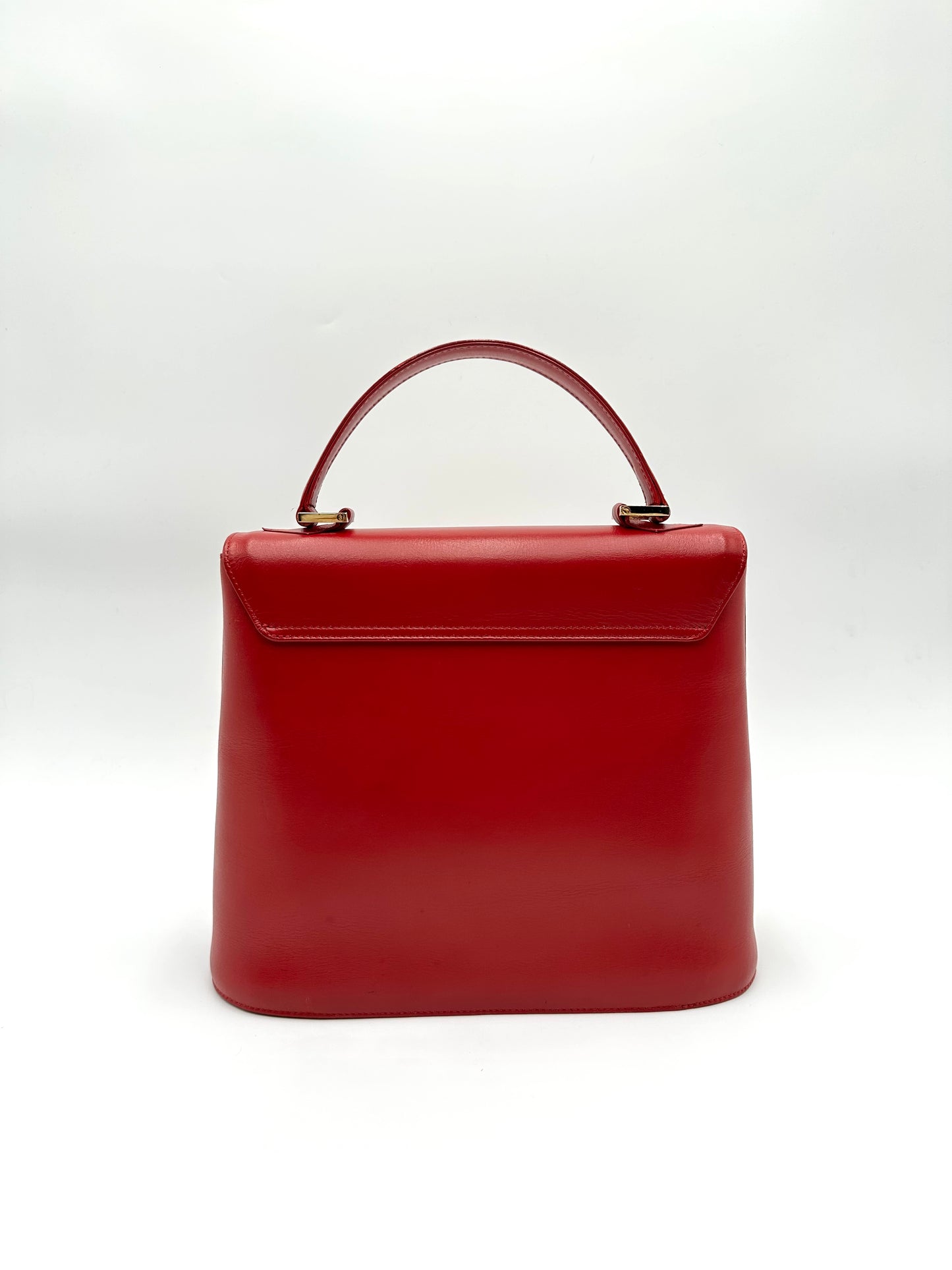 *Rare* Authentic Vintage Yves Saint Laurent Red Leather Handbag