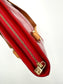 Authentic Louis Vuitton Red Houston Vernis Leather Tote Bag