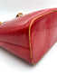 Authentic Louis Vuitton Red Houston Vernis Leather Tote Bag