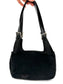 Authentic Fendi Unborn Calf Leather Black Shoulder Bag