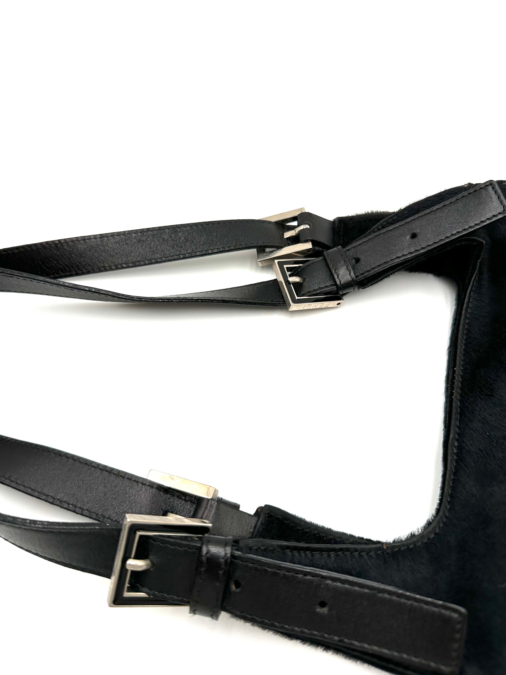 Authentic Fendi Unborn Calf Leather Black Shoulder Bag – The Renaître Authentic Fendi Unborn Calf Leather Black Shoulder Bag – The Renaître